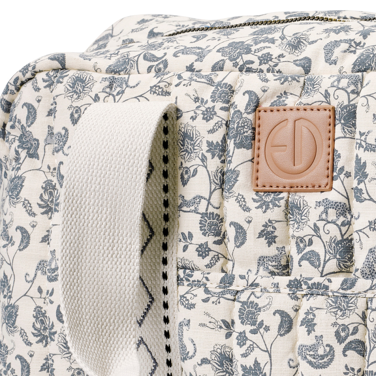 Changing Bag Quilted - Garden Leo Toile | Style Meets Function